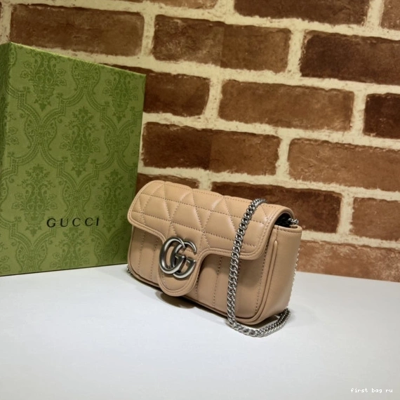 Firstbag ru belt Gucci bag-16.5*10*5cm GG Marmont 0721